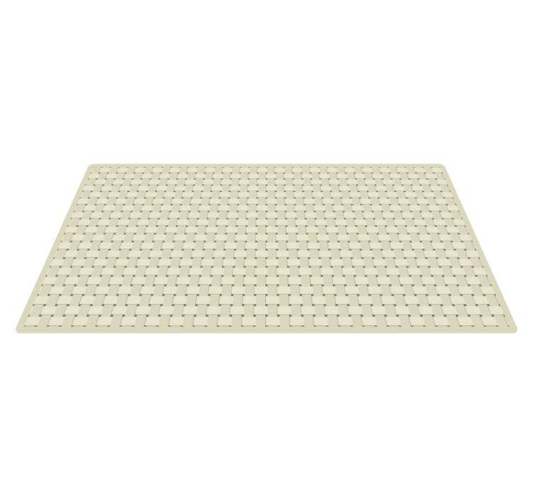 Braided Surface texture vinyl rug - TenStickers