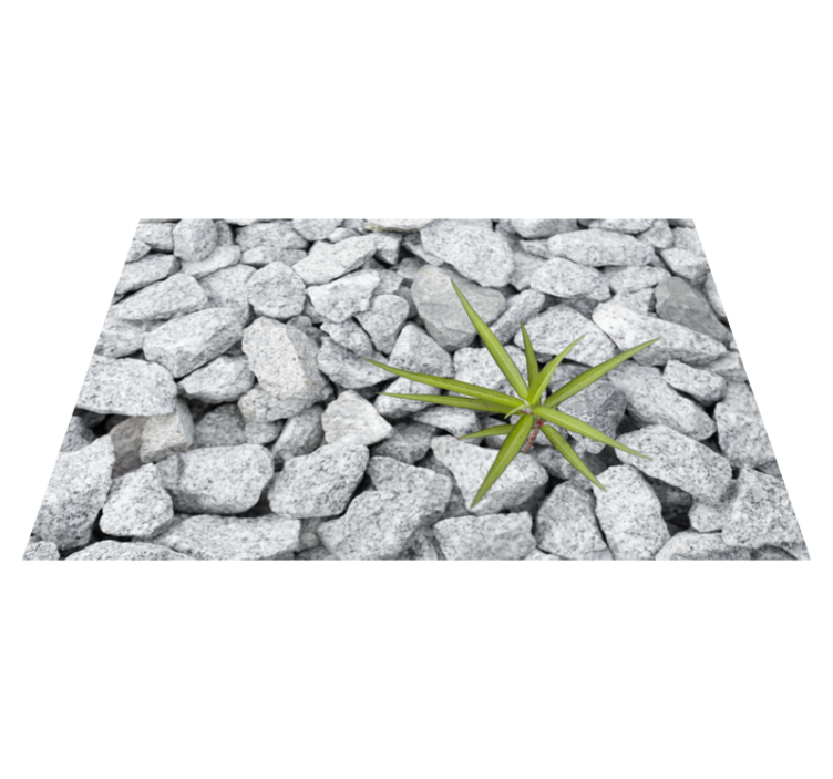 Stone-Like Textured Finish stone effect vinyl rug - TenStickers