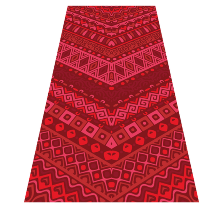 Ethnical warm tones ethnic vinyl rug - TenStickers