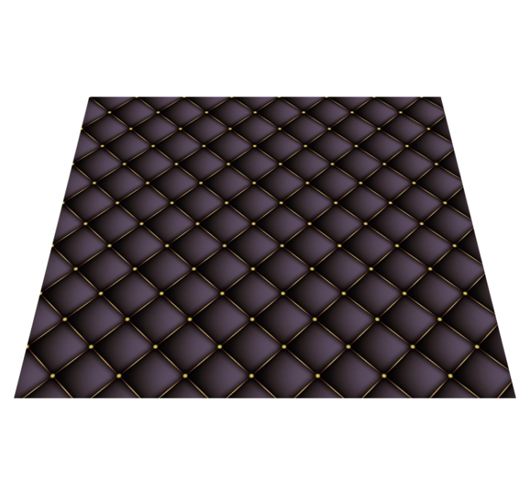 Quilted Elegance texture vinyl rug - TenStickers