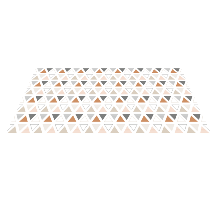 Nordic Triangle geometric vinyl rugs - TenStickers