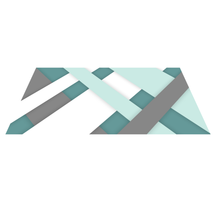 Geometric vinyl rug geometric weave design - TenStickers