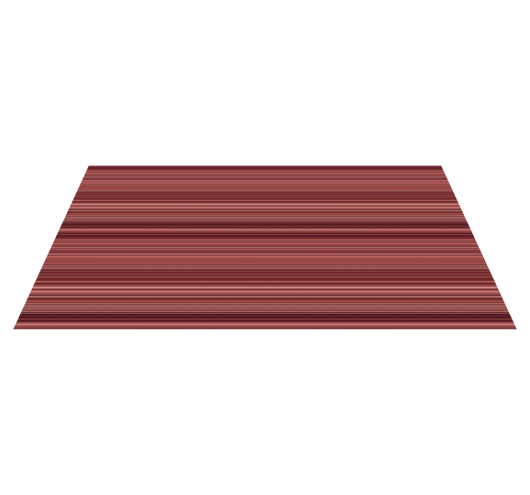 Burgundy Banded striped vinyl rug - TenStickers
