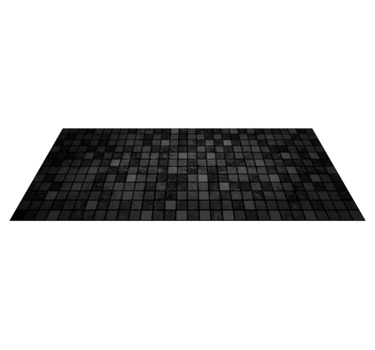 Mosaic vinyl rug with mosaic texture detail - TenStickers