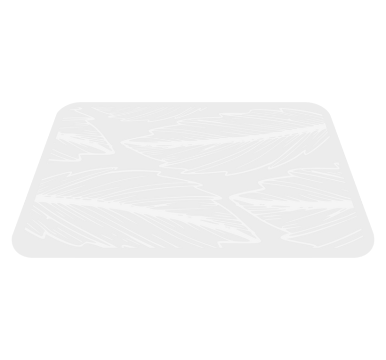 Feather Imprint Pattern nature vinyl rug - TenStickers