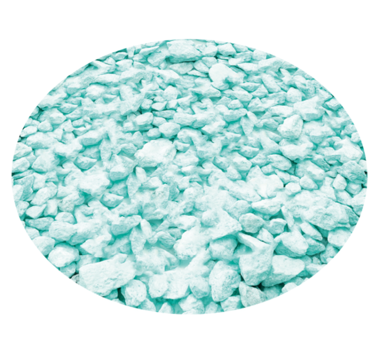 Mint shades design stone effect vinyl rug - TenStickers