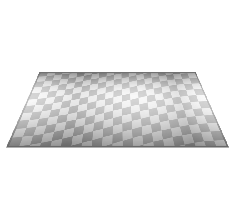 Checkered pattern vintage rug - TenStickers