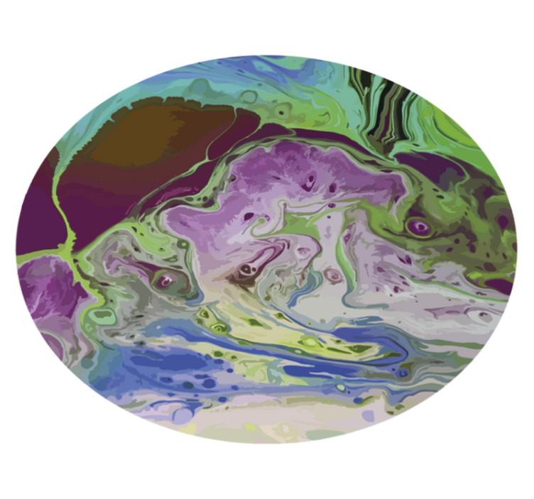 Swirling Color Patterns texture vinyl rug - TenStickers