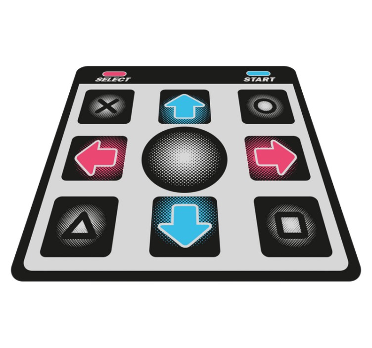 Classic Dance Mat vintage rug - TenStickers