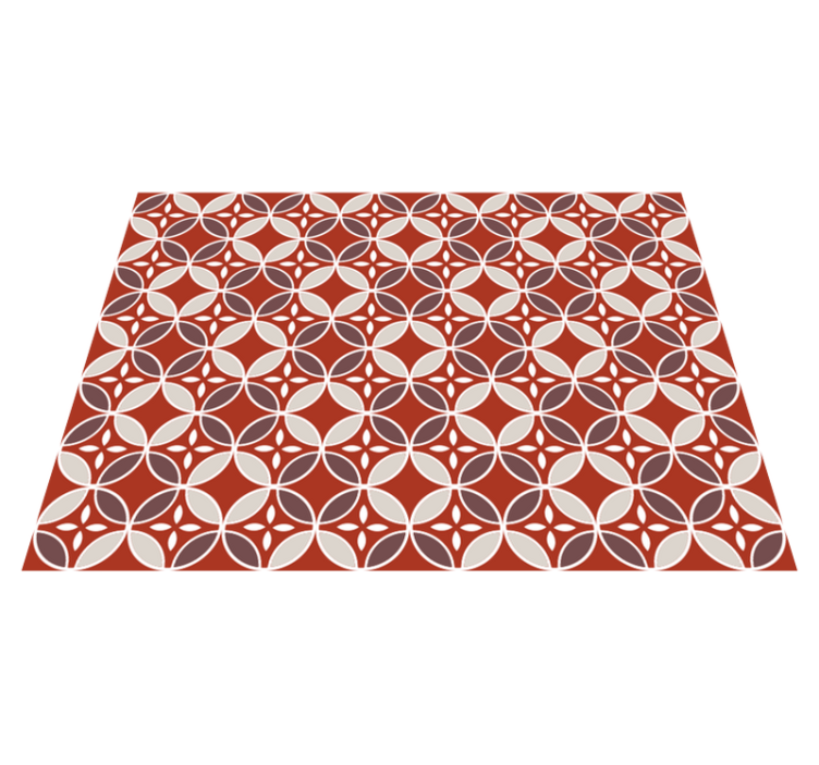 Artistic Pattern Mix mosaic vinyl rug - TenStickers