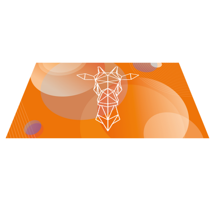 Abstract Geometric Patterns modern vinyl rug - TenStickers