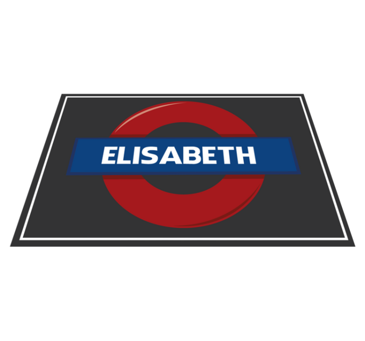 Underground sign custom vinyl rug - TenStickers