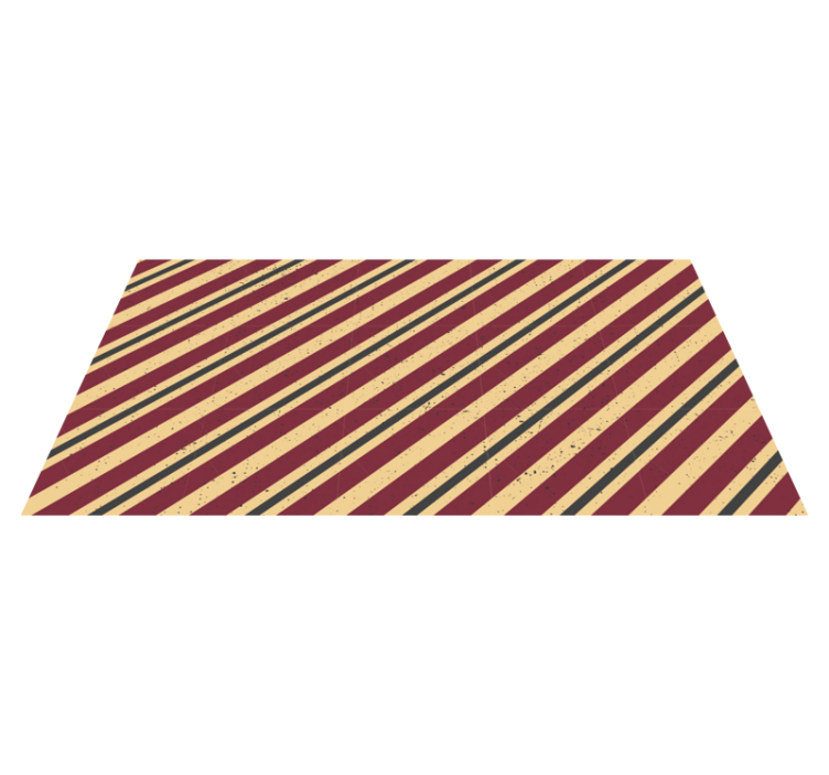 Diagonal abstract pattern striped vinyl rug - TenStickers