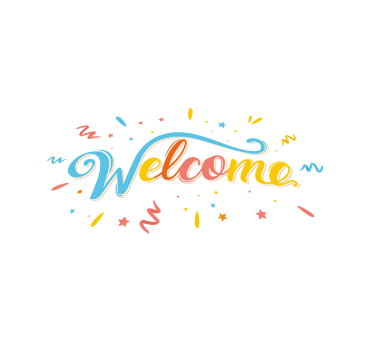 Welcome home joy entrance hall vinyl rug - TenStickers