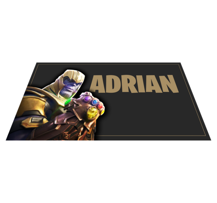 Teenage bedroom vinyl rug featuring mario - TenStickers