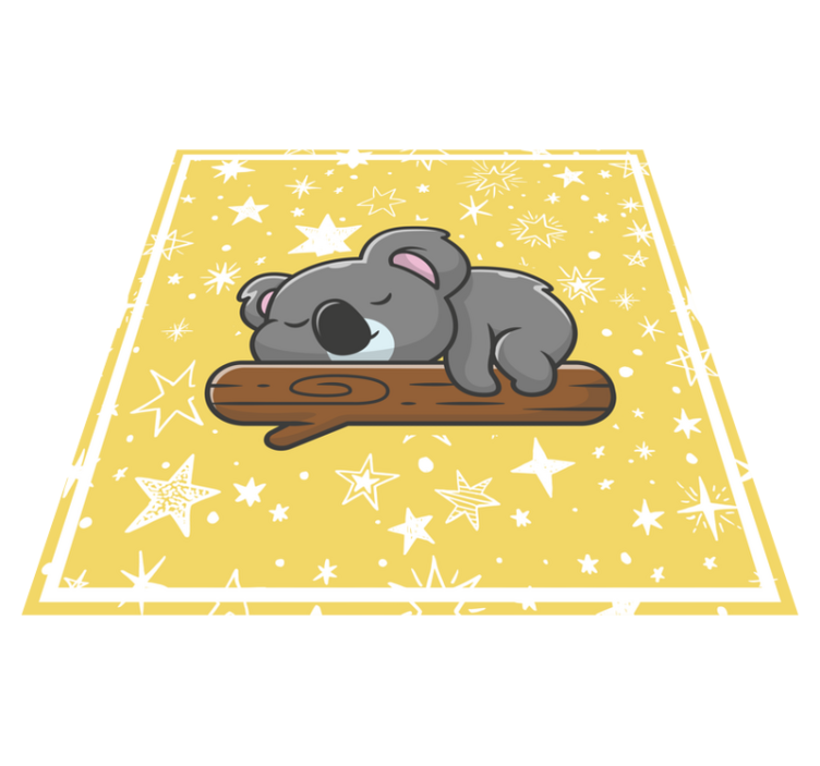 Koala Dreams nursery vinyl rug - TenStickers