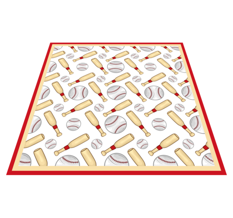 Sports Theme Fun vinyl rug gaming - TenStickers