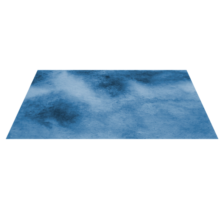 Sleek Blue Texture marble vinyl rug - TenStickers