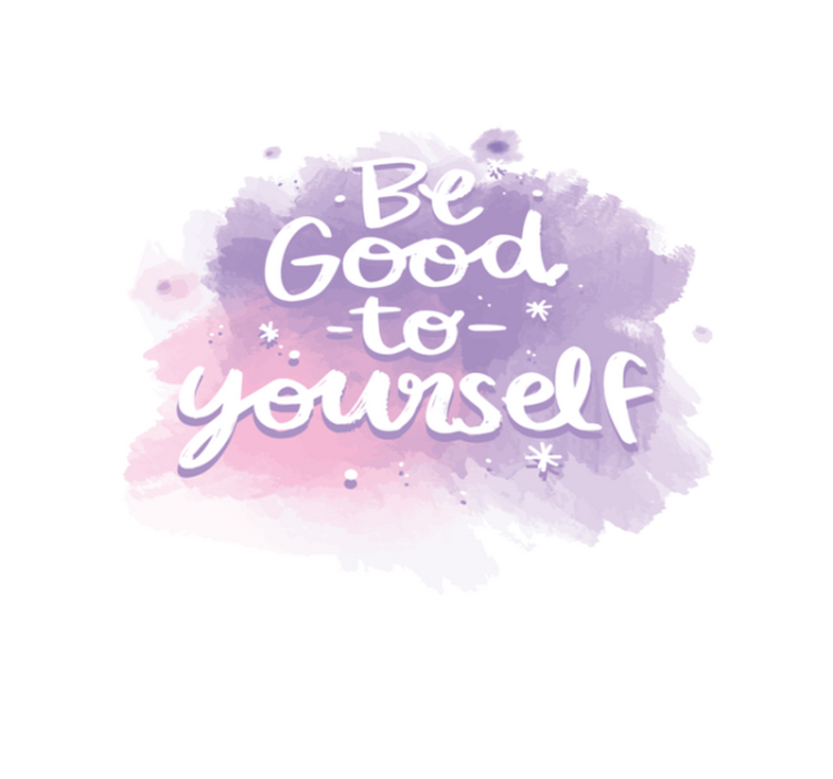 Be kind to yourself custom vinyl rug - TenStickers