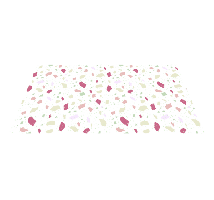 Dynamic Colorful Shapes vinyl rug - TenStickers