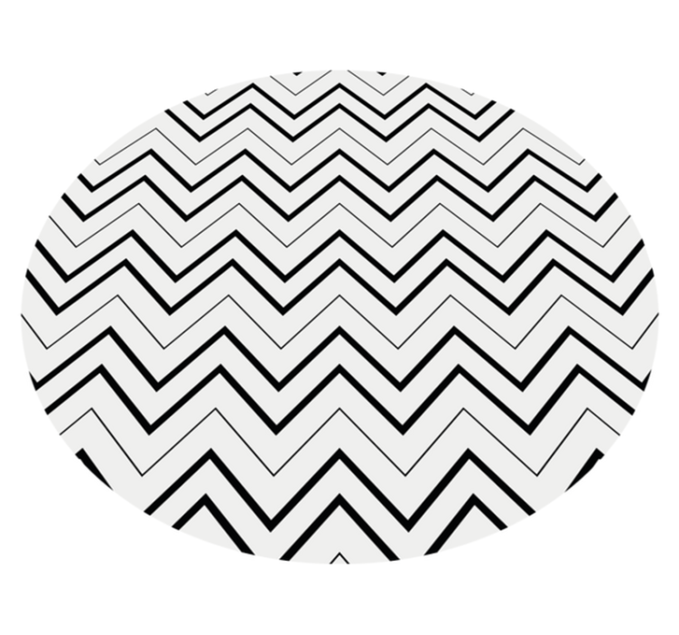 Geometric vinyl rug in herringbone pattern - TenStickers