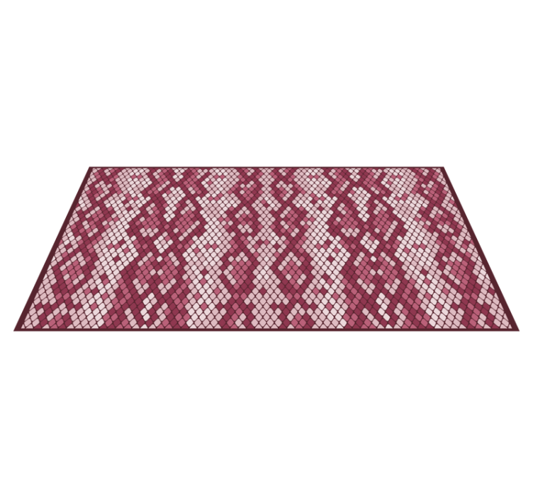 Diamond Mosaic Pattern texture vinyl rug - TenStickers