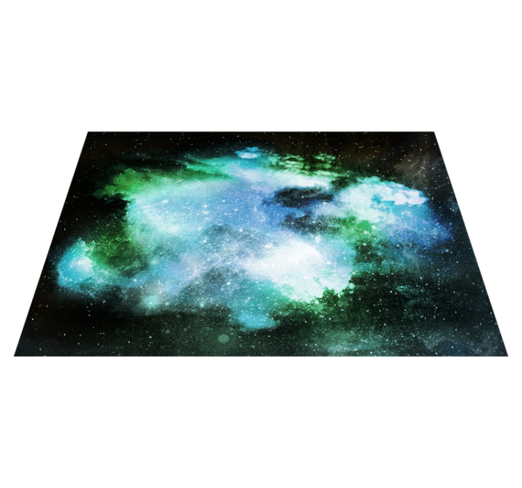 Celestial Discovery star vinyl rug - TenStickers