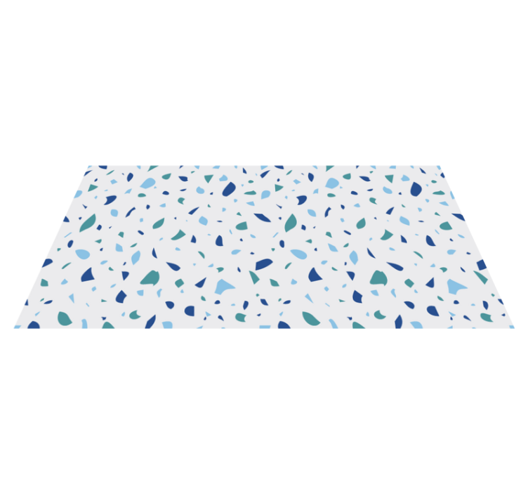 Colorful Pattern marble vinyl rug - TenStickers