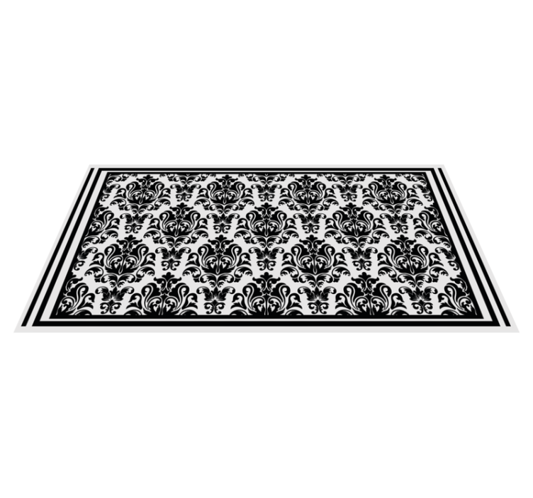 Baroque Elegance vintage vinyl rug - TenStickers