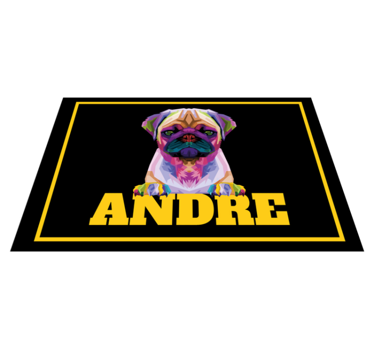 Customizable Pet custom vinyl rug - TenStickers