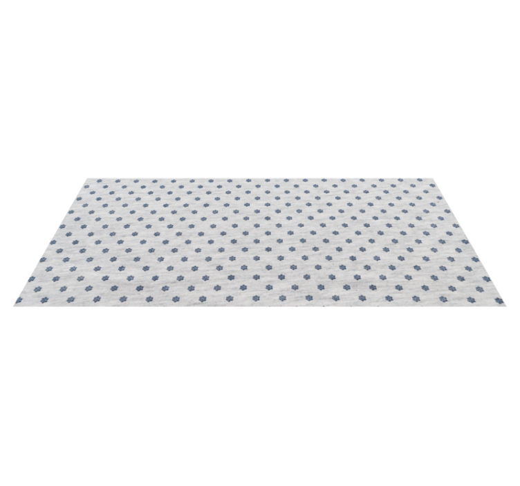 Pattern small flowers flower rug - TenStickers