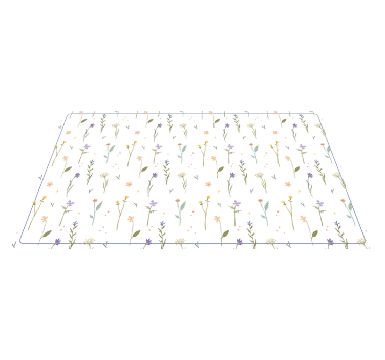 Small spring branches vinyl rug - TenStickers