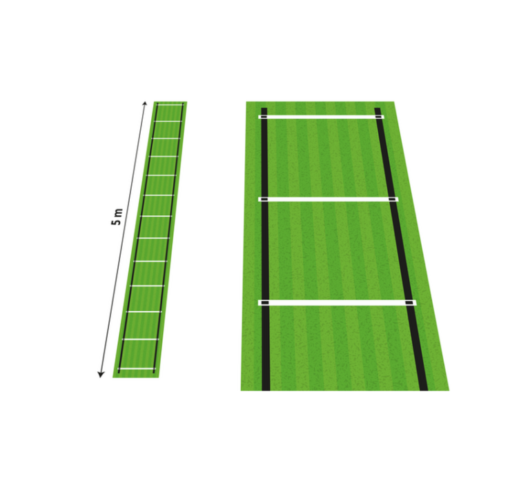 Speed training Ladder bedroom rug - TenStickers