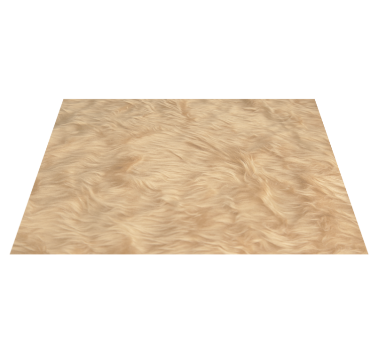 Wool effect design dining room vinyl rug - TenStickers