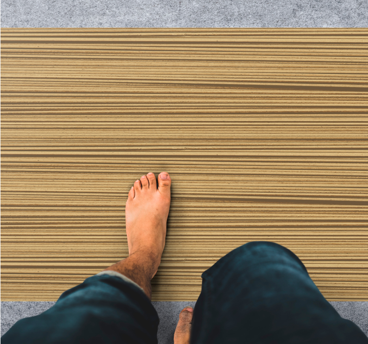 Textured Striped Pattern texture vinyl rug - TenStickers