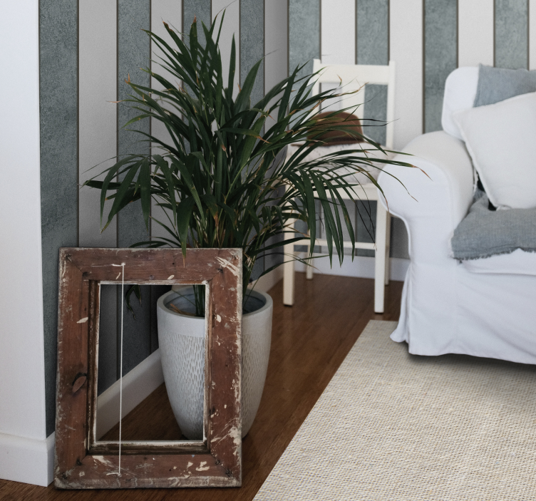 Natural beige cotton texture nordic vinyl rug - TenStickers