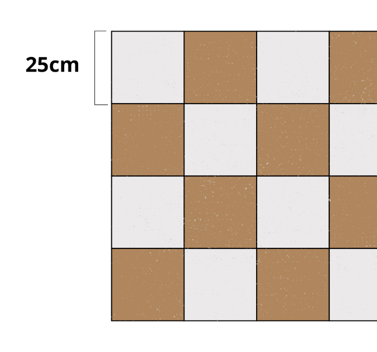 Checkerboard Pattern Decor kitchen vinyl rug - TenStickers
