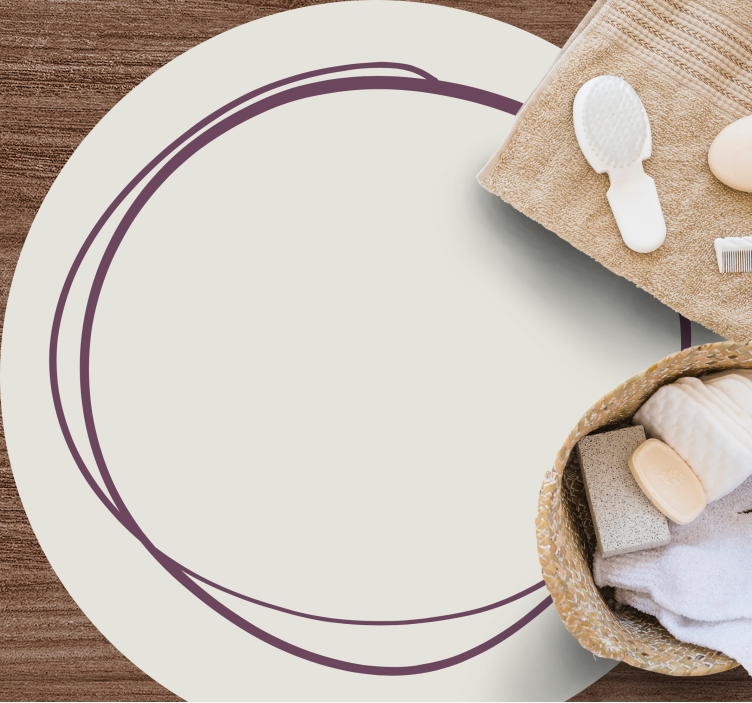 Bathroom Essence vinyl bath rug - TenStickers