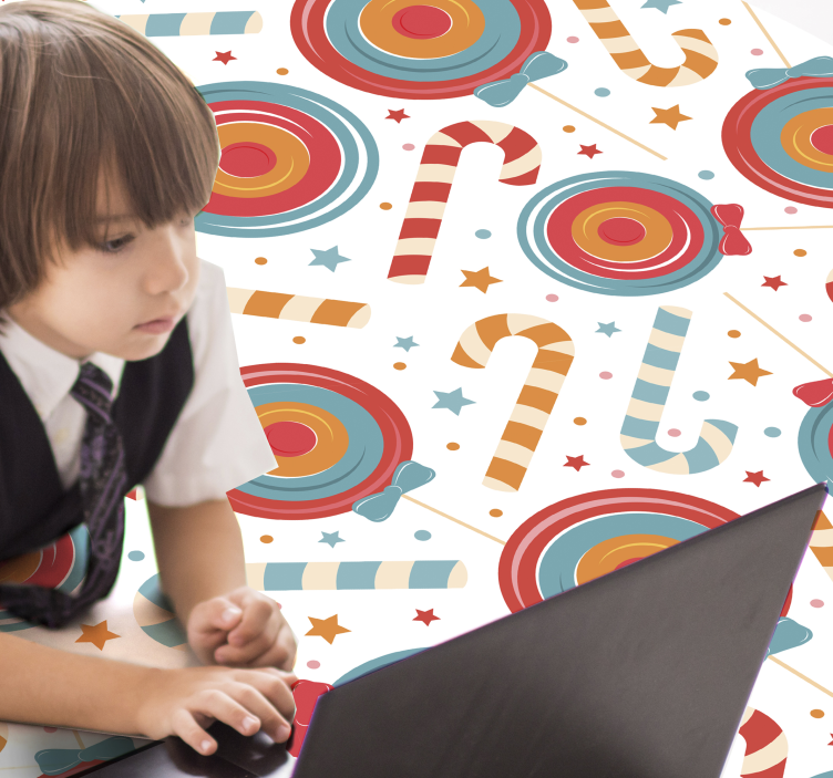 Candyland Imagery vinyl rug gaming - TenStickers