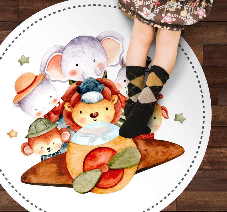 Children's Companions kids vinyl rug - TenStickers