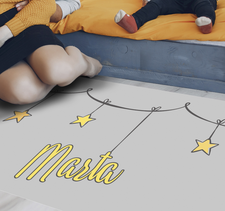 Customized Starry custom vinyl rug - TenStickers