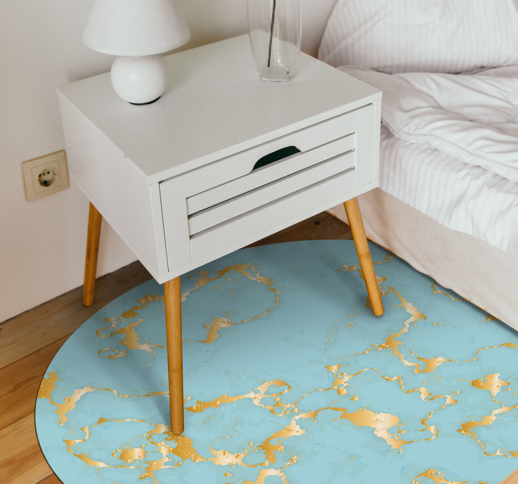 Marbled Atlas marble vinyl rug - TenStickers