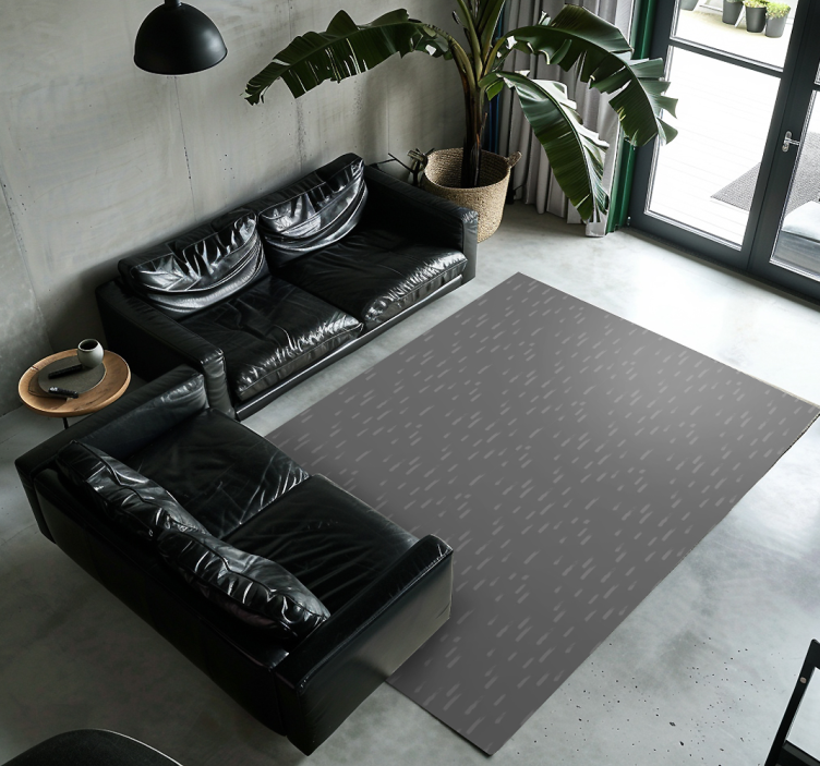 Subtle Dash Pattern texture vinyl rug - TenStickers