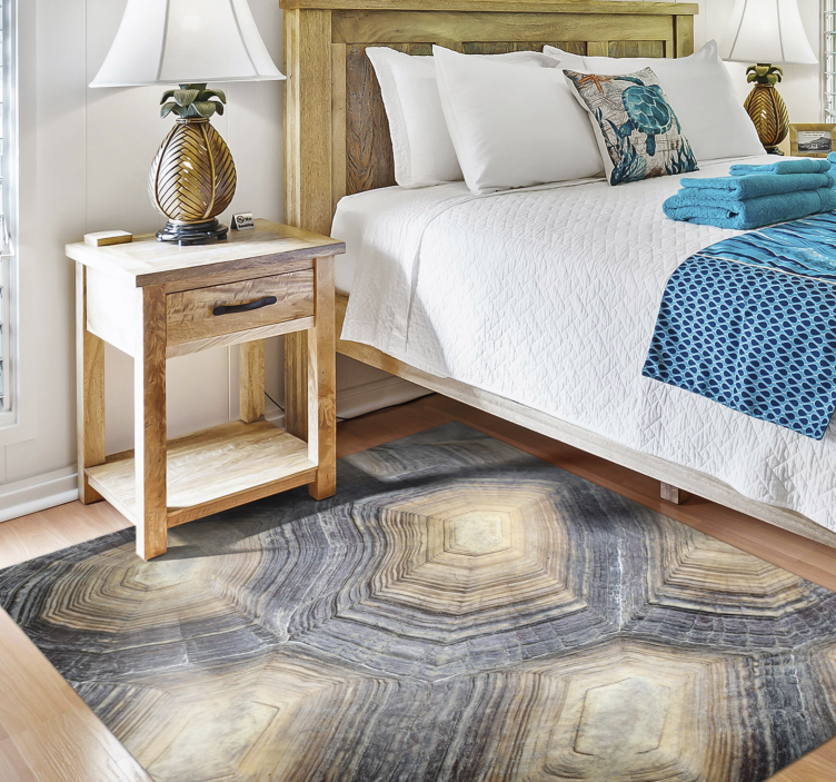 Textured Agate texture vinyl rug - TenStickers
