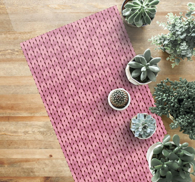 Textured Weave texture vinyl rug - TenStickers