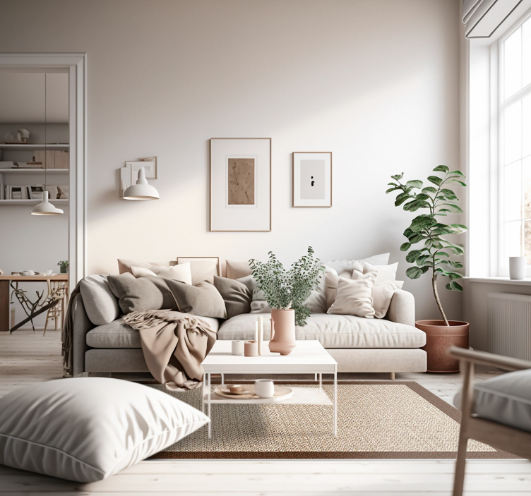 Textured effect vinyl wood carpet - TenStickers