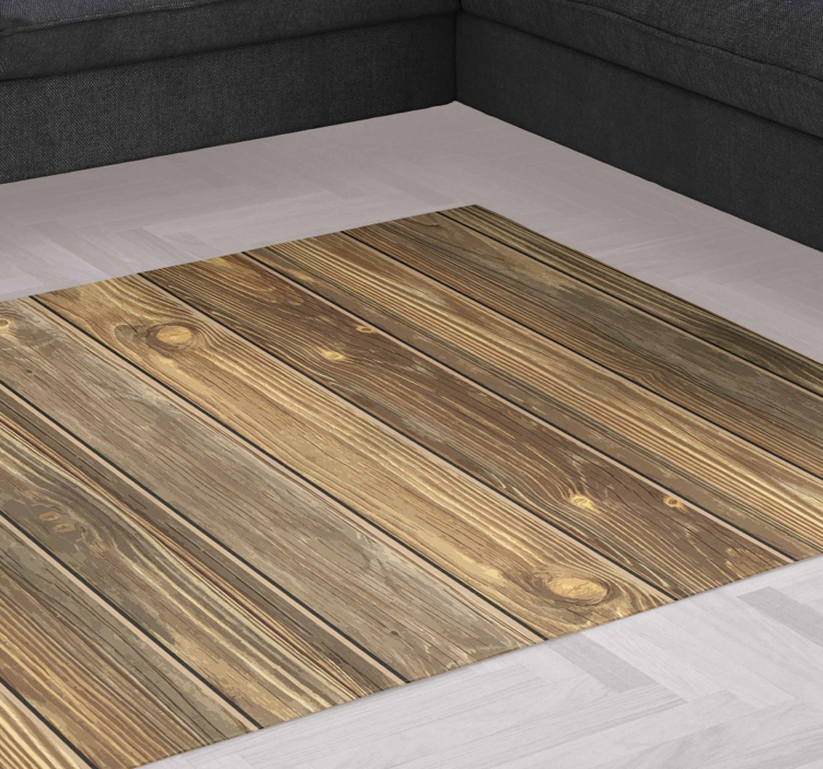 Wood effect  wood vinyl carpet - TenStickers