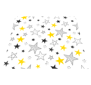 Star vinyl rug with rock 'n' roll design - TenStickers