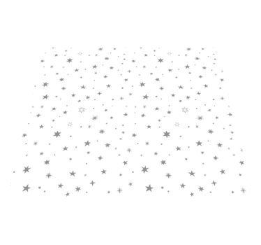 Star vinyl rug gray background with white stars - TenStickers