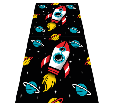 Star vinyl rug to infinity and beyond - TenStickers